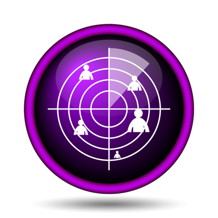 Radar icon. Internet button on white background.
の写真素材