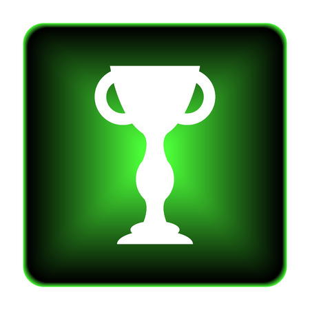 Winners cup icon. Internet button on white background.
の写真素材