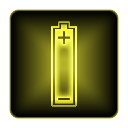 Battery icon. Internet button on white background.の写真素材