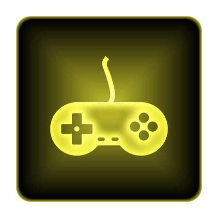 Gamepad icon. Internet button on white background.の写真素材