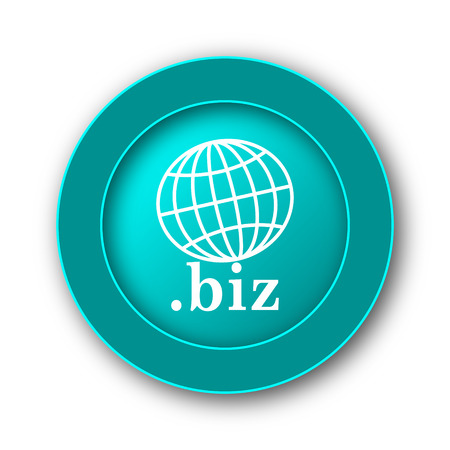 .biz icon. Internet button on white backgroundの写真素材