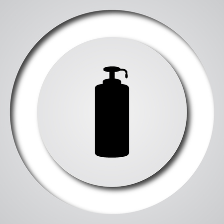 Soap icon. Internet button on white background.の写真素材