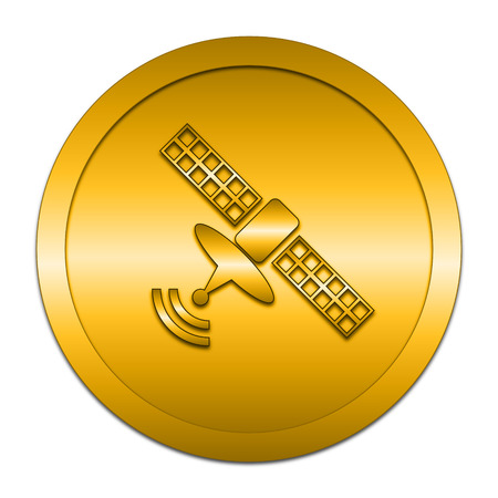 Antenna icon. Internet button on white background.の写真素材