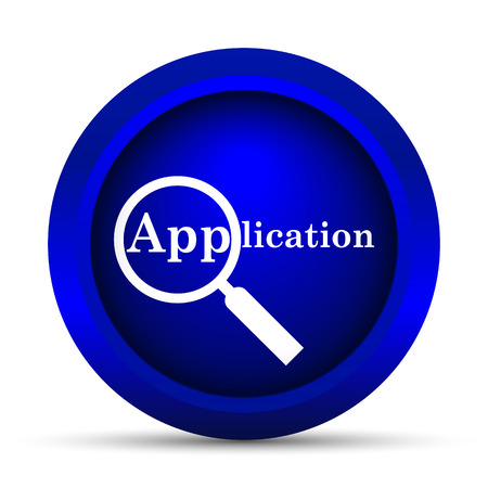 Application icon. Internet button on white background.の写真素材