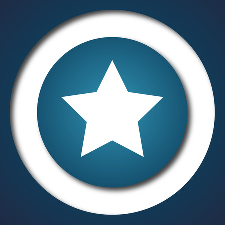 Favorite  icon. Internet button on white background.の写真素材