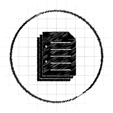 Document icon. Internet button on white background.の写真素材