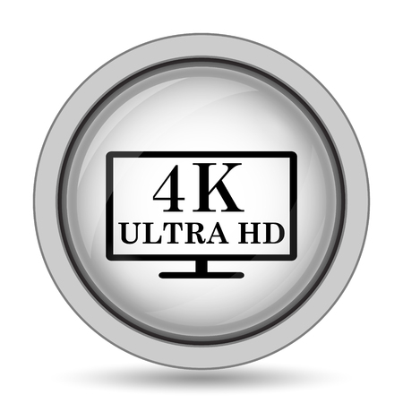 4K ultra HD icon. Internet button on white background.の写真素材
