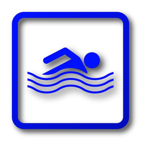 Water sports icon. Water sports website button on white background.の写真素材