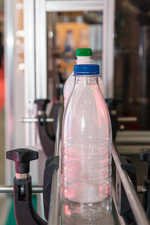 Dairy production. Apparatus for bottling milk productsの写真素材