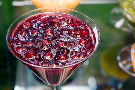 Jam from fruits: strawberry, apricot, pineapple, cherry, raspberryの写真素材