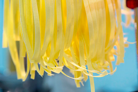 The production of pasta. Italian pastaの写真素材