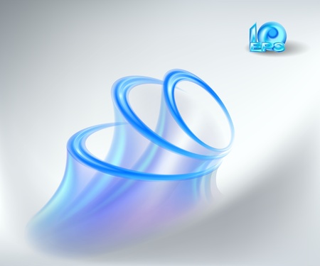 Abstract background with glowing tubesのイラスト素材