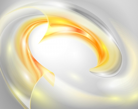 Abstract background with yellow swirlのイラスト素材