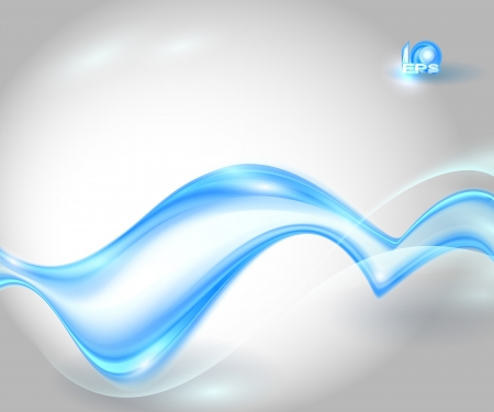 Gray abstract modern background with blue waveのイラスト素材