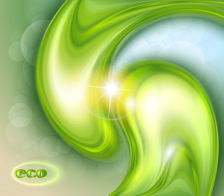 Abstract green background with water dropsのイラスト素材