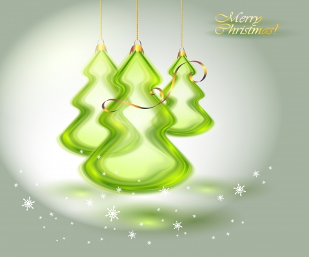  Christmas tree made from glass  のイラスト素材