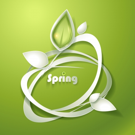 Abstract paper plantsのイラスト素材