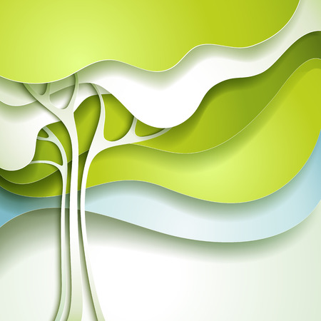 Abstract spring tree Abstract spring tree