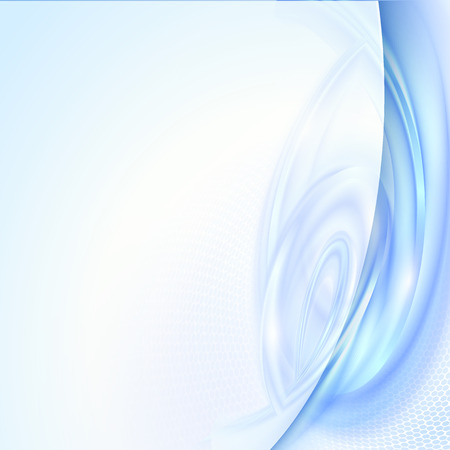 Abstract blue waving backgroundのイラスト素材