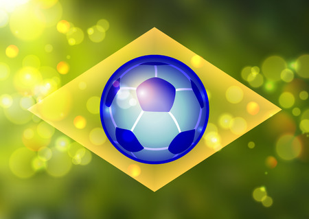 Color background in Brazil flag conceptのイラスト素材