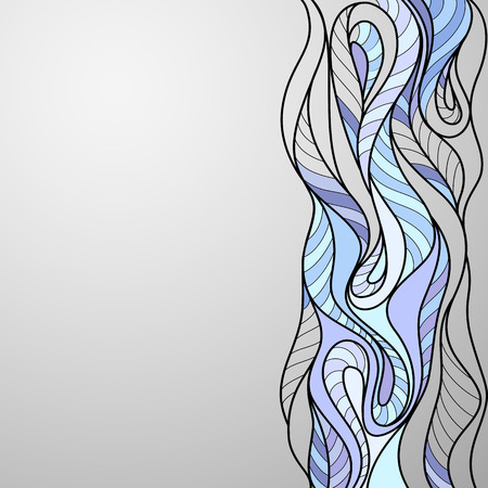 Decorative ornamental pattern background (vector)のイラスト素材