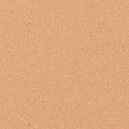 Detailed close up of a clean brown recycled paper texture background with natural fiber particles for design and copy space.の写真素材