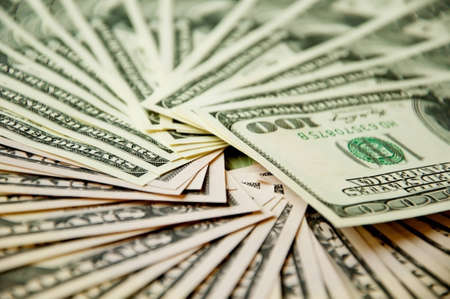 A batch of USA dollars