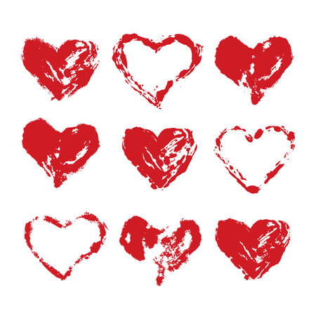 Valentine day card with lettering and heart shape.のイラスト素材