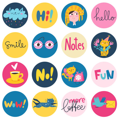 Seamless modern style background with circles for textile or paer in cute pop art style.のイラスト素材