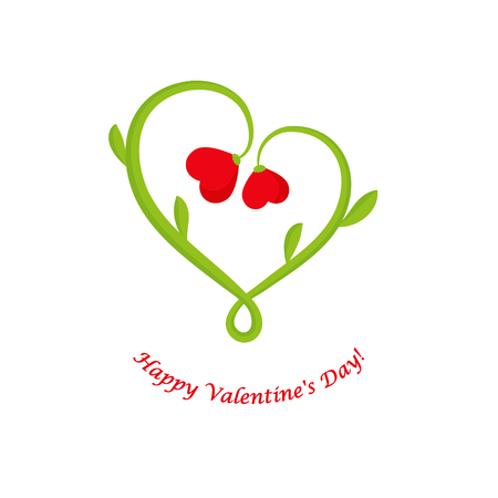 Valentines day cardのイラスト素材