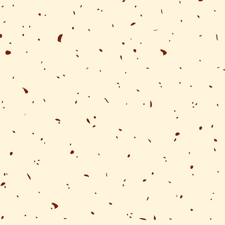 Grunge chaotic background, Abstract brown spots and dots on beige background, random specks background for design. Vector illustrationのイラスト素材