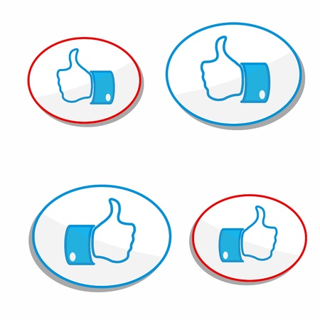 like button   for your designのイラスト素材