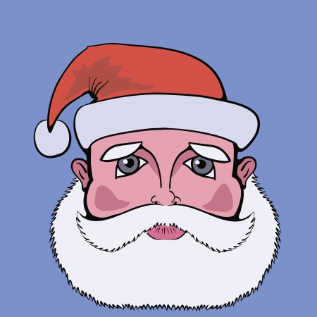 colorful illustration with santa claus for your designの写真素材