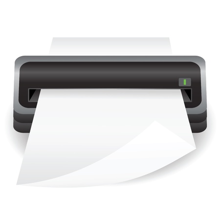 colorful illustration with portable scanner for your designの写真素材