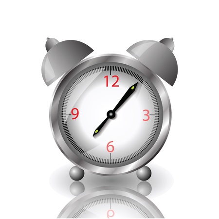colorful illustration with alarm clock  for your designの写真素材