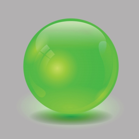 colorful illustration with green  sphere for your designのイラスト素材