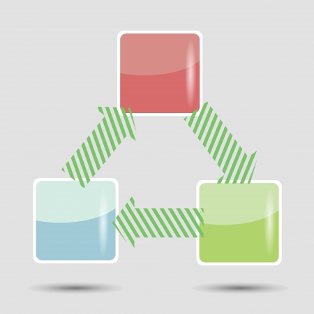 info graphic elements for your presentationのイラスト素材