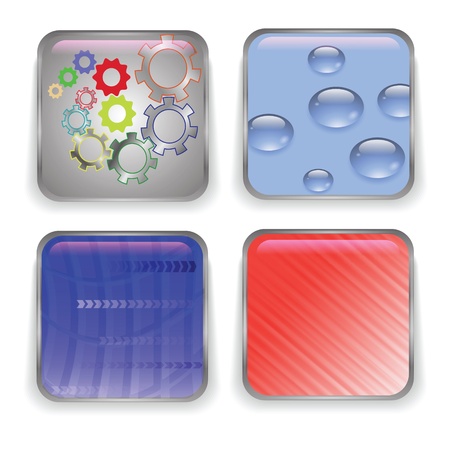 set of buttons for your designのイラスト素材
