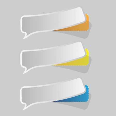 colorful illustration with speech bubbles for your designのイラスト素材