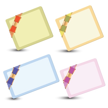 colorful illustration with cards for your designのイラスト素材