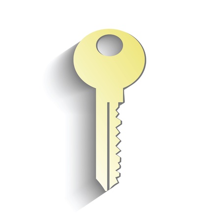 colorful illustration with gold key for your designのイラスト素材