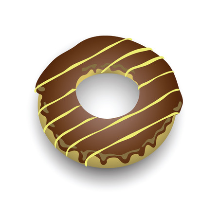 colorful illustration with donut for your designのイラスト素材