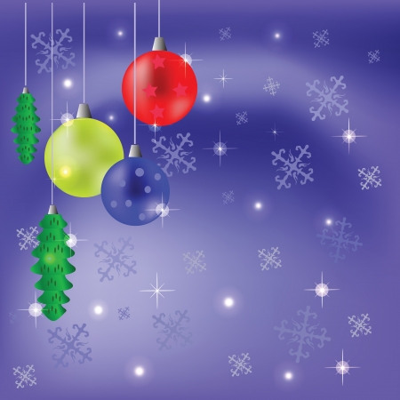 colorful illustration with winter background for your designのイラスト素材