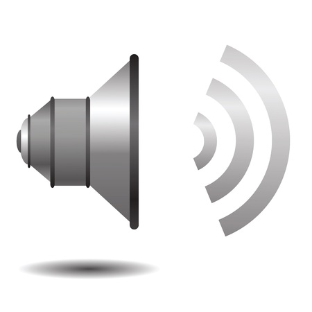 colorful illustration with speaker icon  for your designのイラスト素材