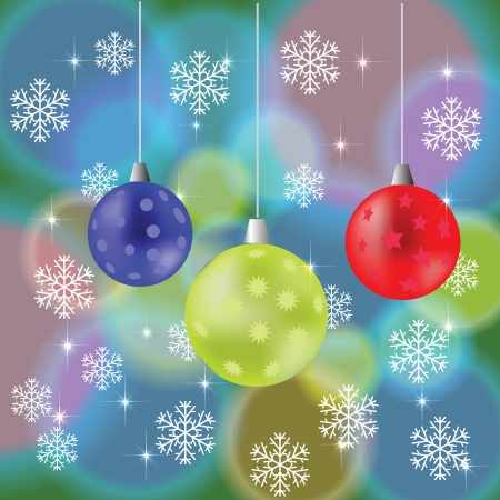 colorful illustration with  abstract christmas background for your designのイラスト素材