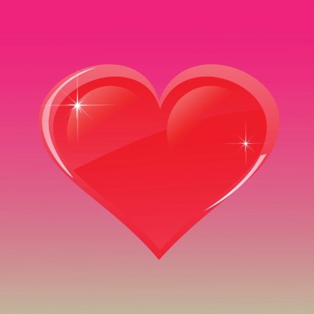 colorful illustration with  abstract heart  for your designのイラスト素材