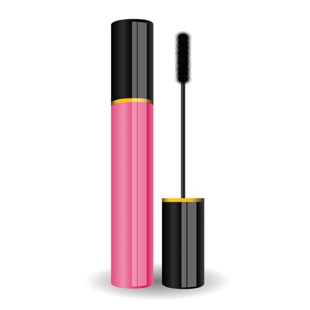 colorful illustration with mascara  for your designのイラスト素材