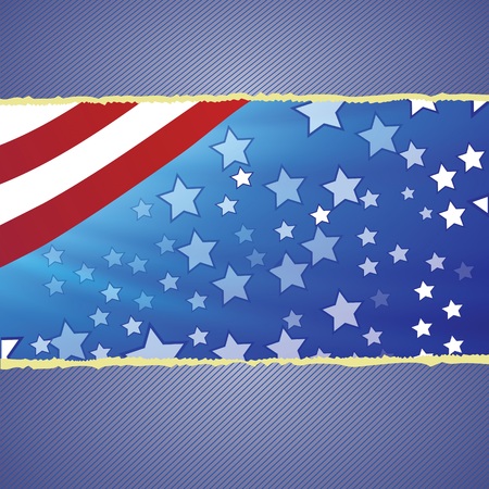 colorful illustration with  Independence Day poster のイラスト素材