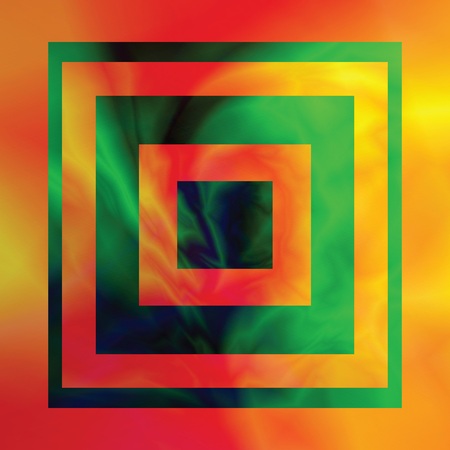 colorful illustration with  abstract frames for  designのイラスト素材