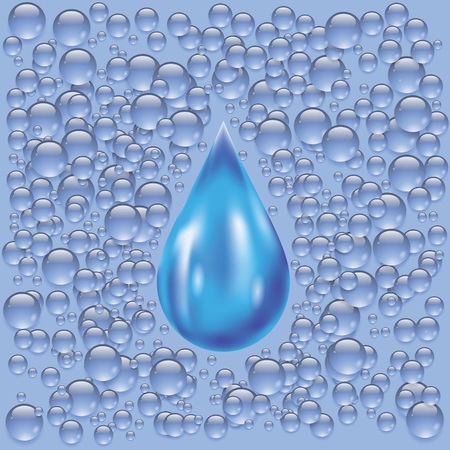 colorful illustration with  water background  for your designのイラスト素材